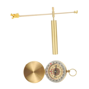 Feng Shui Dowsing Rod Copper Divining Rod Kit with Compass