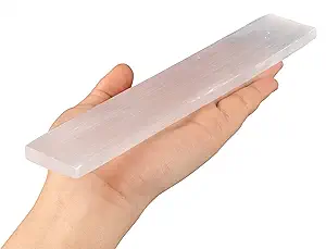 Large Selenite Charging Plate ? 7.5 Inches Selenite Crystal Plate