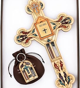 Multistone Healing Crystals Cross