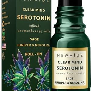 Stress Relief Roll On Essential Oil Sage Juniper Berry Spiritual Energy Clearing Protection