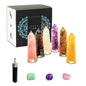 Healing Crystal Wand Set