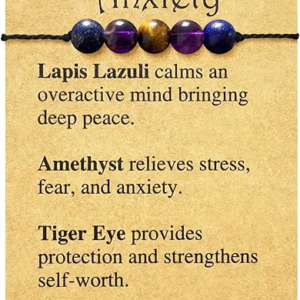 Crystal Healing Stones Bracelet Anxiety