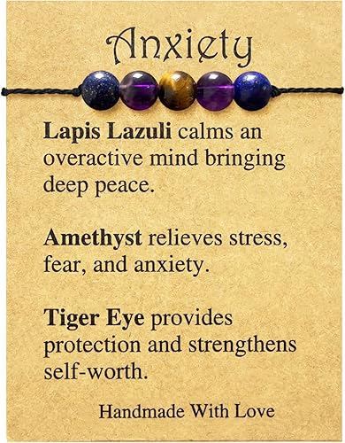 Crystal Healing Stones Bracelet Anxiety