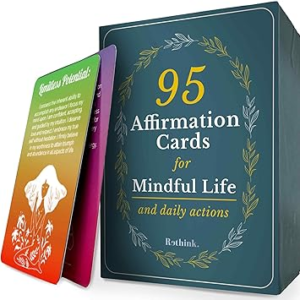 Rethink 95 Positive Affirmation Cards for Mindfulness