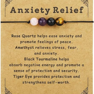 Crystal Healing Stones Bracelet Anxiety Relief