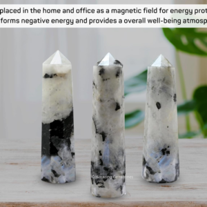 Amazing Gemstone Rainbow Moonstone Crystal Towers 3-4 inch