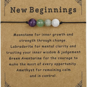 Crystal Healing Stones Bracelet New Beginnings