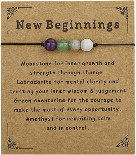 Crystal Healing Stones Bracelet New Beginnings