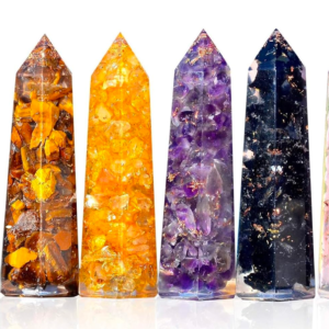 Healing Crystal Wand Set of 6 Orgonite