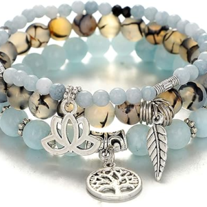 Tree of Life Yoga Healing Stone Bracelets