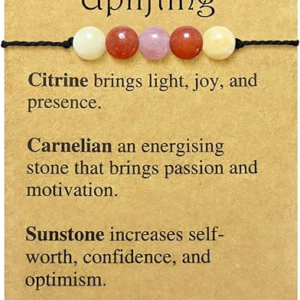 Crystal Healing Stones Bracelet Uplifting