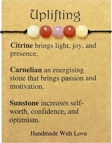 Crystal Healing Stones Bracelet Uplifting