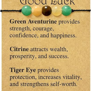 Crystal Healing Stones Bracelet Good Luck