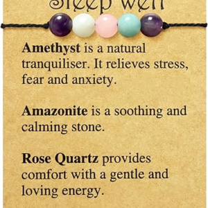 Crystal Healing Stones Bracelet Sleep Well