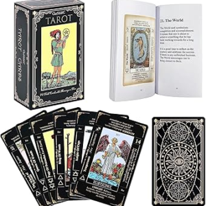 SUNHHX Tarot Cards Set with Guide Book for Beginners