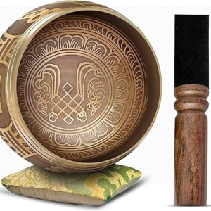 Tibetan Singing Bowl Set - Easy To Play Authentic Handcrafted