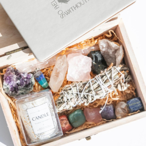 17 PC Healing Crystals and Stones Set