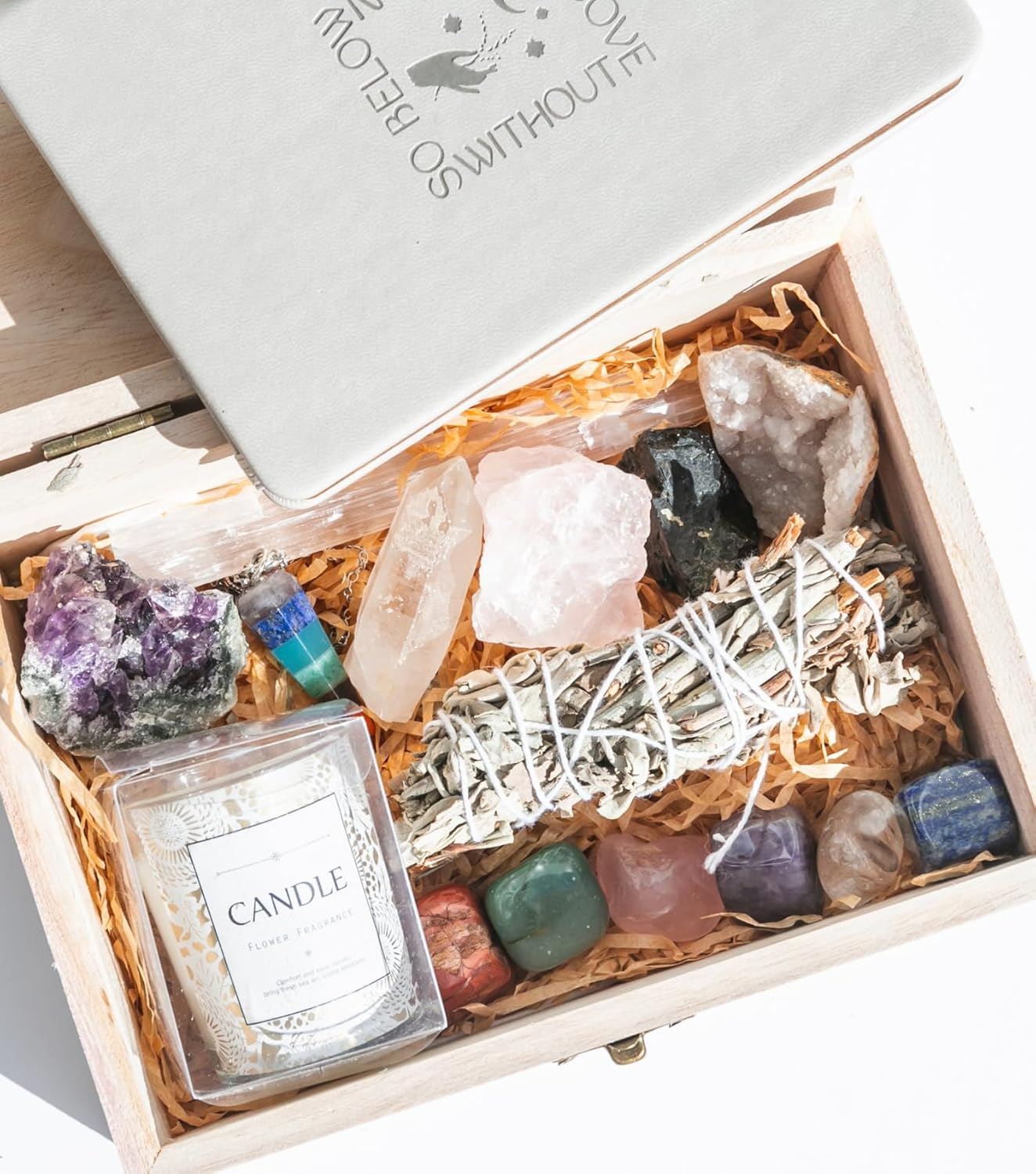 17 PC Healing Crystals and Stones Set