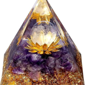 Amethyst Orgone Pyramid Healing Crystals