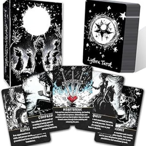78 Lythra Tarot Card Set, Tarot Oracle Cards for Beginners