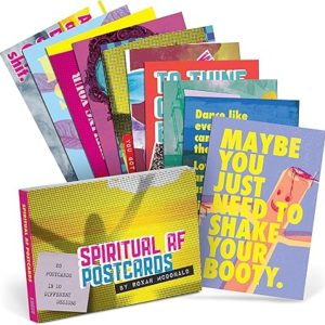 Knock Knock Spiritual AF Postcards