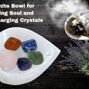 4" Heart Selenite Crystal