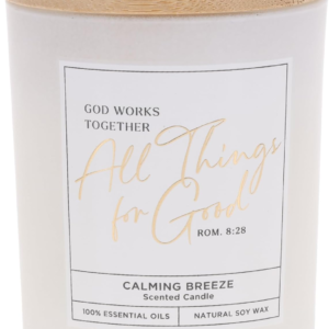 Natural Soy Wax Inspirational Scripture Scented Candle